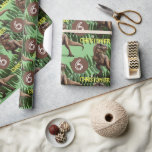 Dinosaur Party Kids Birthday Trex Cadeaupapier<br><div class="desc">Ga naar mijn winkel voor overeenkomende objecten!</div>