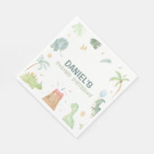 Dinosaur Party Napkins Servet (Hoek)