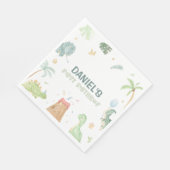 Dinosaur Party Napkins Servet (Hoek)