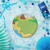 Dinosaur Party Paper Borden Papieren Bordje (Feest)