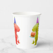 Dinosaur Party Papieren Bekers (Rechts)