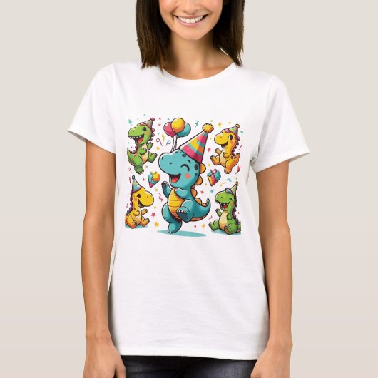 Dinosaur Party T-shirt (Voorkant)