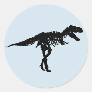Dinosaur Party Tyrannosaurus Rex Skelet Stickers