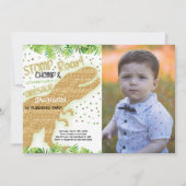  Dinosaur Party-uitnodigingen voor kinderen Kaart (Voorkant)