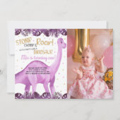  Dinosaur Party-uitnodigingen voor kinderen Kaart (Voorkant)