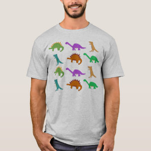 Dinosaur-patroonkleding T-shirt