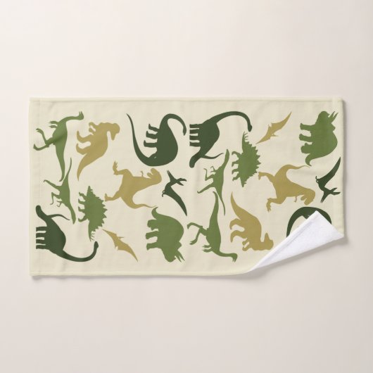 Dinosaur Pattern Bad Handdoek (Handdoek)