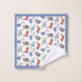 Dinosaur Pattern Bathroom Towel Set Bad Handdoek (Wasdoekje)