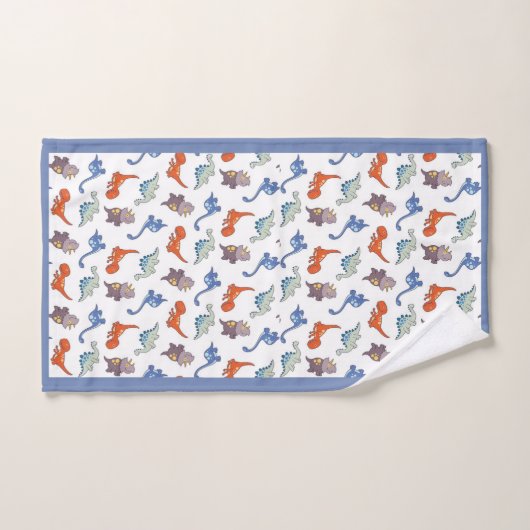 Dinosaur Pattern Bathroom Towel Set Bad Handdoek (Handdoek)