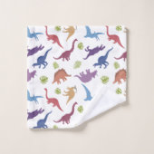 Dinosaur Pattern Kind of kinderbadkamer Bad Handdoek (Wasdoekje)