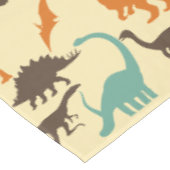 Dinosaur Pattern Silhouette Tafelkleed (Gekanteld)