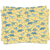 Dinosaur Pattern Yellow Tissue Paper Tissuepapier
