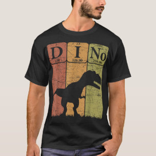 Dinosaur Periodic Table Elements T rex Dino Paleon T-shirt