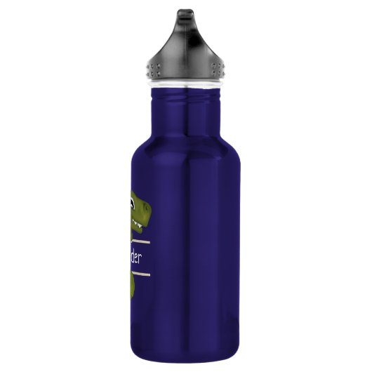 Dinosaur Personalized Cute Kinder Waterfles (Rechts)