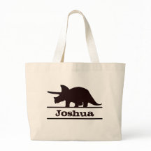 Dinosaur Persoonlijke benaming Triceratops Canvas