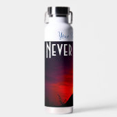 Dinosaur Persoonlijke naam en tekst Waterfles (Voorkant)