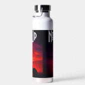 Dinosaur Persoonlijke naam en tekst Waterfles (Rechts)