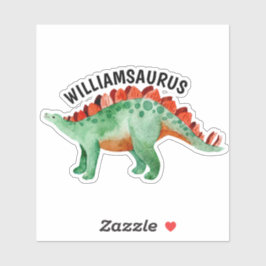 Dinosaur Persoonlijke naam Funny Sticker