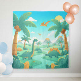 Dinosaur Photo Backdrop for Parties | Dino  Wandkleed