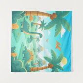 Dinosaur Photo Backdrop for Parties | Dino  Wandkleed (Voorkant (horizontaal))