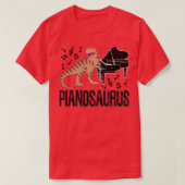 Dinosaur Piano Pianosaurus T-shirt (Design voorkant)