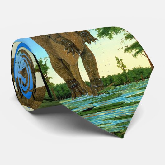 Dinosaur Pictorial Stropdas Chasmosaurus Gregory P (Opgerold)