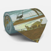 Dinosaur Pictorial Stropdas Hypacrosaurus Gregory  (Opgerold)