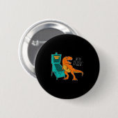 Dinosaur Pinball Wizard Arcade Machine Player Pict Ronde Button 5,7 Cm (Voorkant /achterkant)