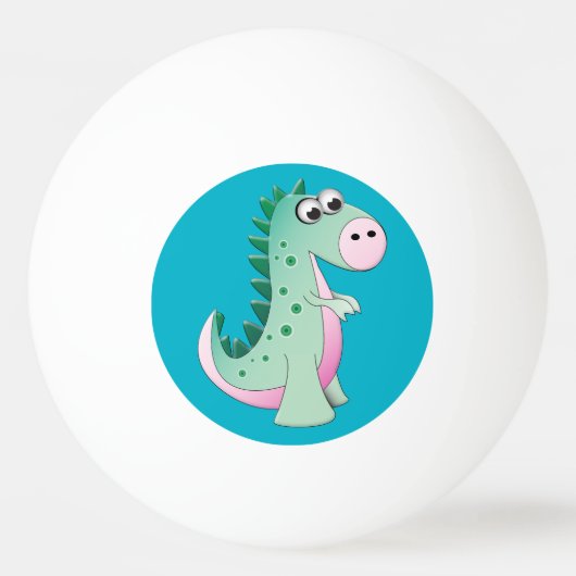 Dinosaur Ping Pong Ball (Voorkant)