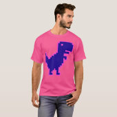 Dinosaur Pixel Pixel Pixel Dino T-Rex T-shirt (Voorkant volledig)