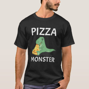 Dinosaur Pizza Monster T Shirt Italian Cheese Cook