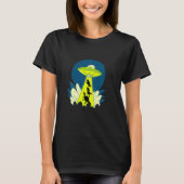 Dinosaur Planet Spaceship Abduction Ufo Aliens Et T-shirt (Voorkant)