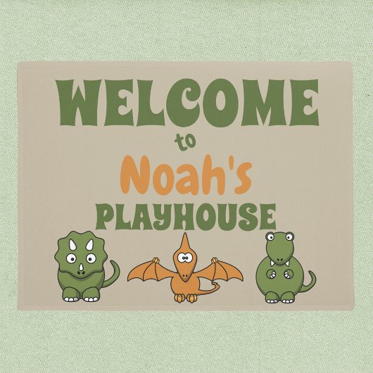 Dinosaur Playhouse Welkom Deurmat