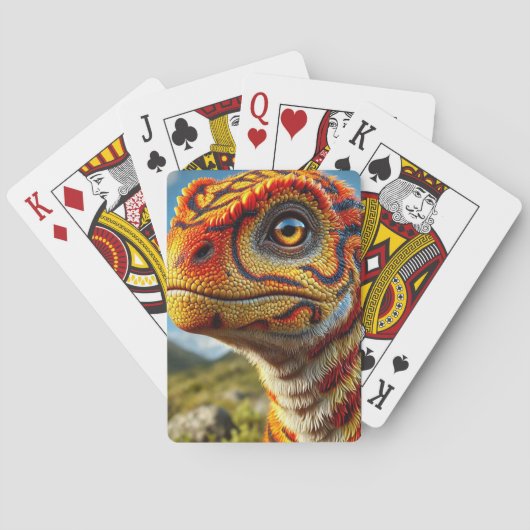 Dinosaur Pokerkaarten (Achterkant)