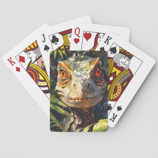 Dinosaur Pokerkaarten (Achterkant)