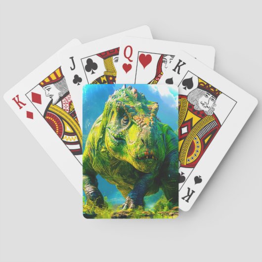 Dinosaur Pokerkaarten (Achterkant)