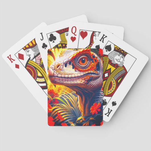 Dinosaur Pokerkaarten (Achterkant)