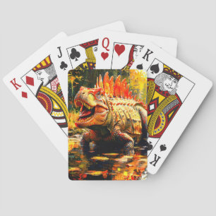 Dinosaur Pokerkaarten