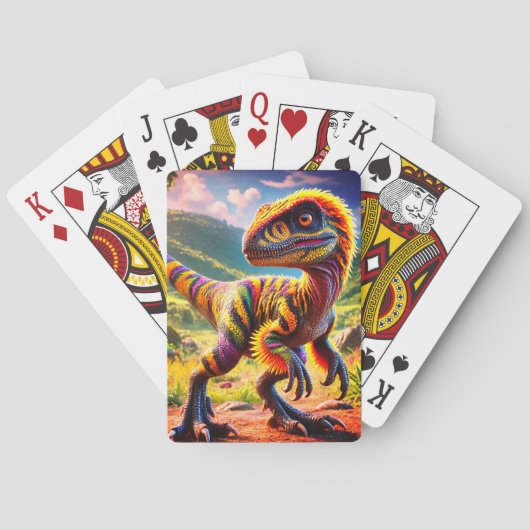 Dinosaur Pokerkaarten (Achterkant)