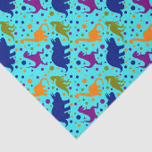 Dinosaur polka dot kleurrijk voor baby kinderen tissuepapier (Detail)