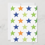 Dinosaur Pool Birthday Party Bash Boy Dino Floatie Kaart (Achterkant)