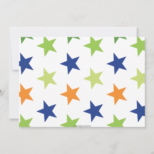 Dinosaur Pool Birthday Party Bash Boy Swim Floatie Kaart (Achterkant)