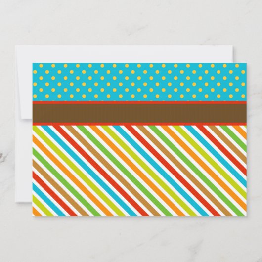 Dinosaur Pool Party Uitnodiging - Verjaardagsfeest (Achterkant)