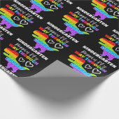 Dinosaur Poppin My Way Through Kindergarten Cadeaupapier (Hoek)