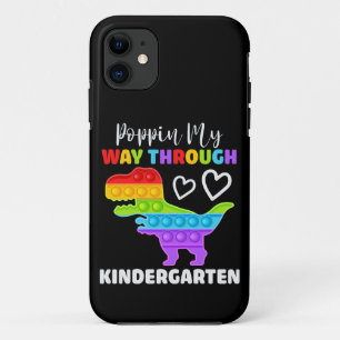 Dinosaur Poppin My Way Through Kindergarten Case-Mate iPhone Case