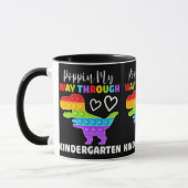 Dinosaur Poppin My Way Through Kindergarten Mok (Links)