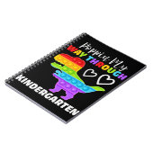 Dinosaur Poppin My Way Through Kindergarten Notitieboek (Linkerzijde)