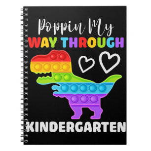 Dinosaur Poppin My Way Through Kindergarten Notitieboek