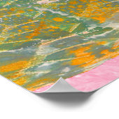 Dinosaur-Poster met Butterfly Art Print (Hoek)