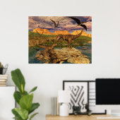Dinosaur-poster Poster (Thuiskantoor)